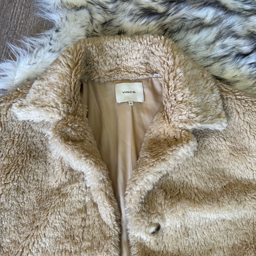 NWT - Vince Teddy Shearling Jacket - Picture 12 of 14
